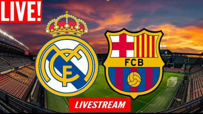 El Clasico Malam Ini: Real Madrid vs Barcelona